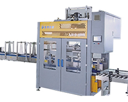 塑料桶自動裝箱機，機油防凍液20升大桶人工裝箱太累了！